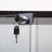 Two-Door Glass Display Cabinet 4 Shelves With Door