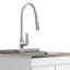 Lawrence - Armoire à linge 24 po avec robinet et évier en acier inoxydable - blanc-657963383