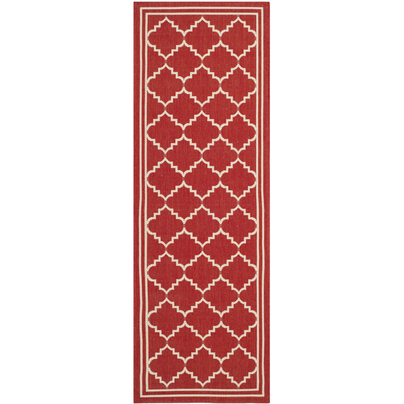 Herefordshire Performance Geometric Indoor/Outdoor Area Rug, Runner 2'3" x 10'
