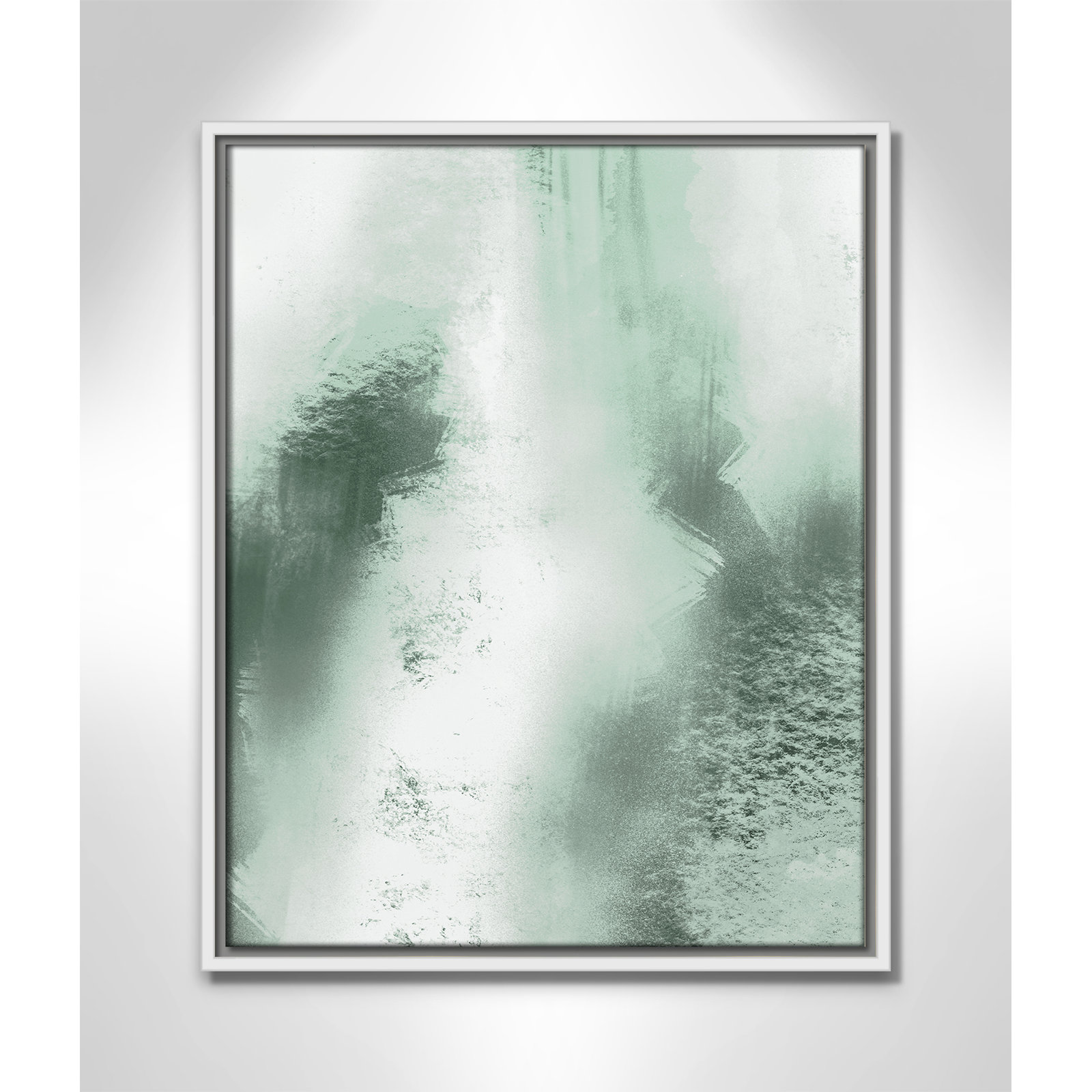 Quietude Smudges I Print by Marcus Prime, 17.5'' W x 21.5'' H, White Floater
