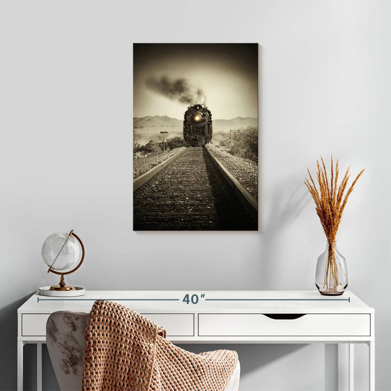 Mehar Train Arrival II, 24" H x 16" W