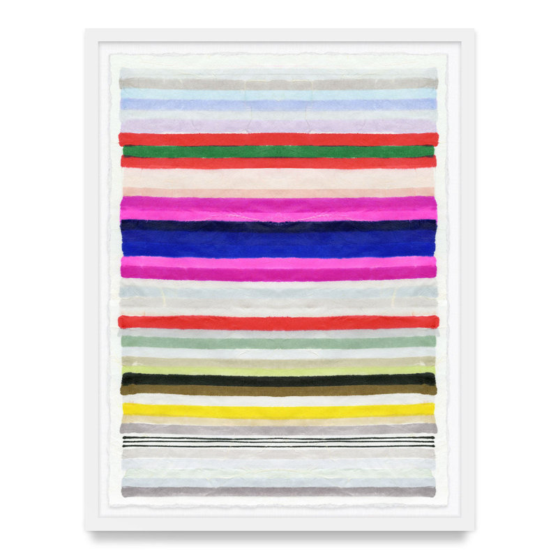 Chromatic Harmony #3 By Kristi Kohut, White Wood, 18" H x 24" W