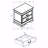 2-Drawer Bedroom Nightstand, With Bail Handle