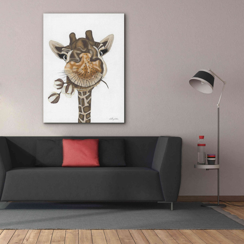 «Red Giraffe Studio» par Ashley Justice, estampe numérique sur toile Red Barrel Studio®, H 54 po x l 40 po x P 1,5 po