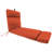 Sunbrella 72" x 22" Outdoor Chaise Lounge Cushion with Ties and Loop-323062088
