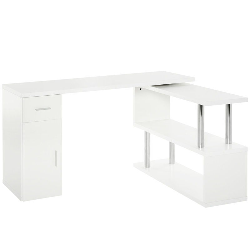 Homcom Rotating Computer Desk