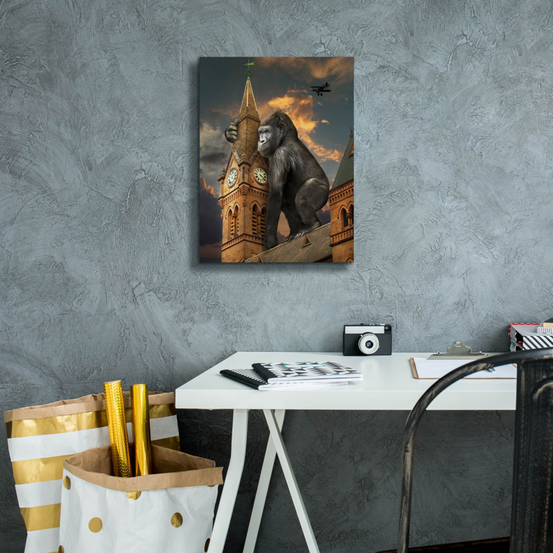  «Kong Burg» par John Hovenstine, art mural sur toile, 12 po x 16 po, H 16 po x l 12 po