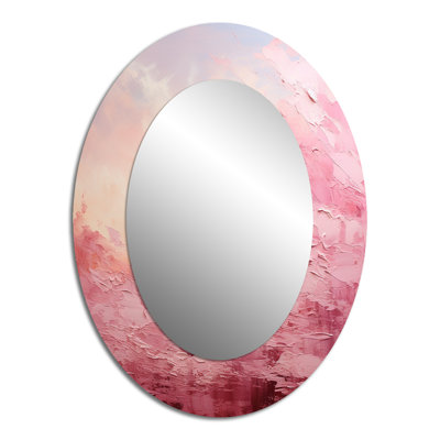 Miroir mural rose - Horizon rose