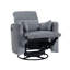 Mobilier de salon en velours côtelé gris