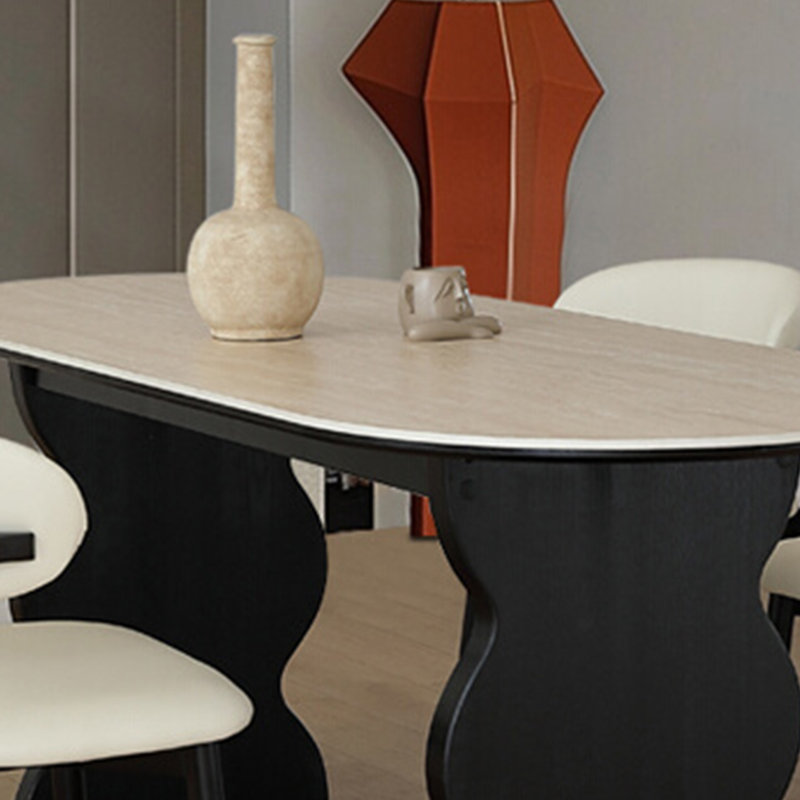 Table de salle à manger French Minimalist, H 29,52 po x L 70,86 po x l 31,49 po