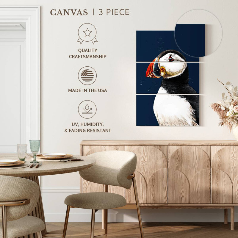 Brampt Clive The Puffin, 50" H x 32" W