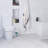 Evideco Island Plastic Toilet Brush and Holder