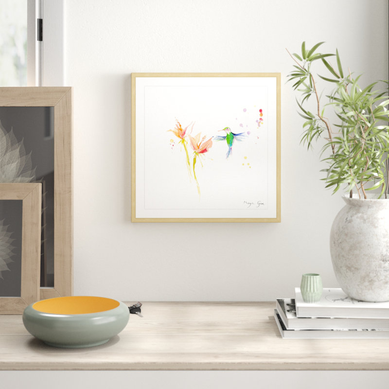 Maya Gur - Single Picture Frame Painting, 51cm H x 51cm W x 3.81cm D