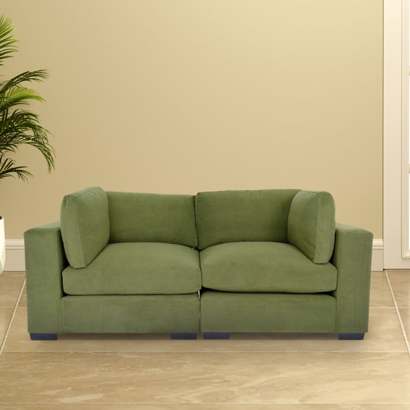 Canapé moderne pour causeuse Forest, H 34,05 po x l 84,05 po x P 42,05 po