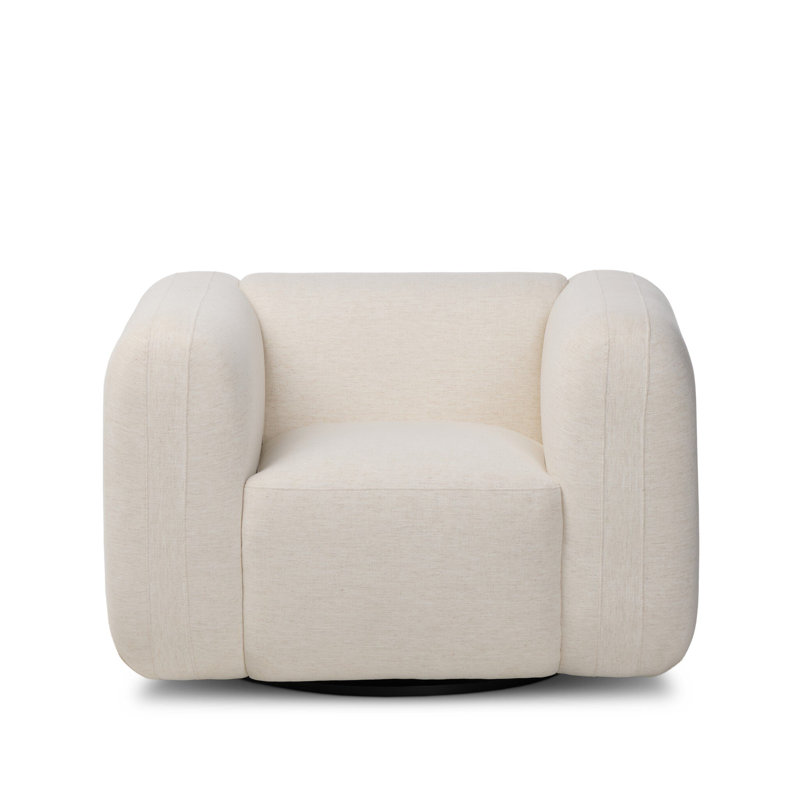 Nara Swivel Armchair, Crypton Nomad Snow