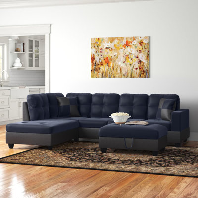 Ambernicole Upholstered L-Shaped Sectional