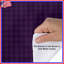 Housses de couette à motif pied-de-poule mauve-128700395