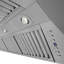Professional 500 CFM Convertible Wall Mount Range Hood in Stainless Steel