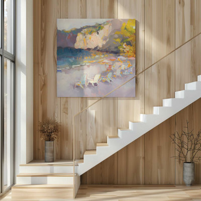 Nocturne Sunset Soiree v2, Large Canvas Print