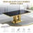 70.08”Faux Marble Top Pedestal Dining Table Set-1920918216-1920918217-1920918258