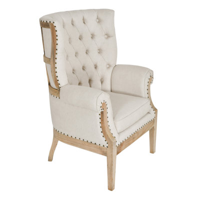 Foye Upholstered Wingback Chair