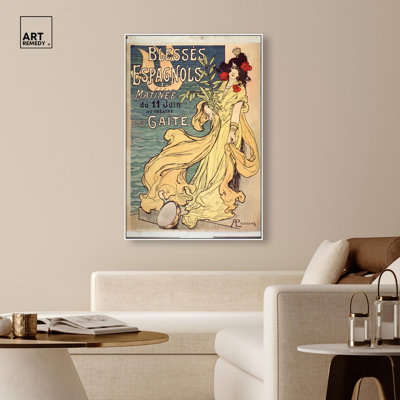 Affiche de collection d'art espagnol sur toile par Art Remedy