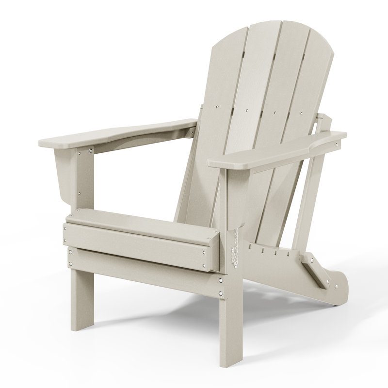 Chaise Adirondack pliante Vinnie, Sable