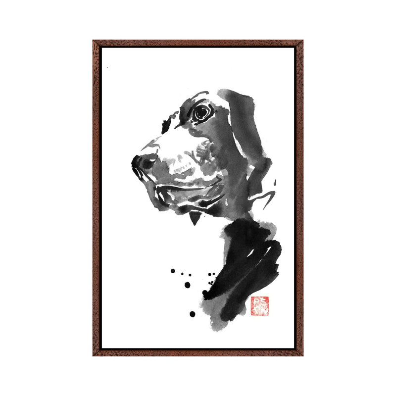 Corner 1 Piece Wall Art on Canvas, 101.6 cm H x 66.04 cm W, Classic Brown Wood Framed