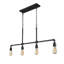 Luminaire suspendu noir sable 4 lumières Jieun