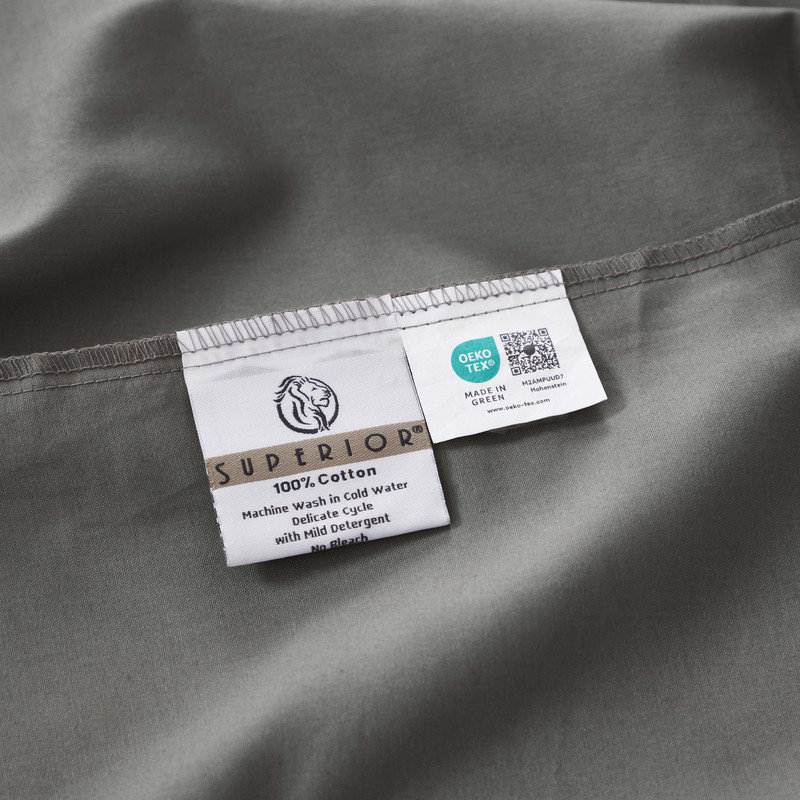 Drap-housse Pavo, Gris anthracite, Très grand, Fits up to 20"