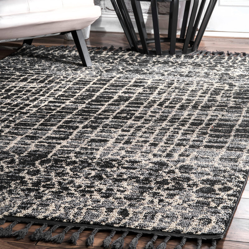 Moroccan Indoor Rug, Rectangle 4' x 6'