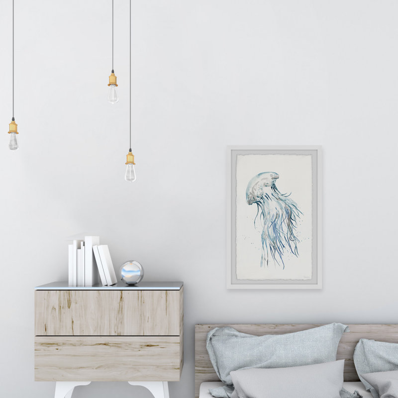 «Luminous Jellyfish», reproduction encadrée, H 12 po x l 8 po x P 1,5 po