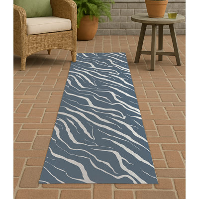 Tapis d'extérieur antidérapant Lush Cracks