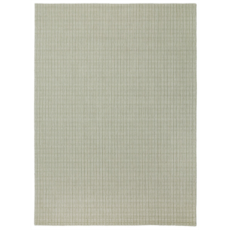 Kalise Bella Hand Tufted Wool Siba Rug, Rectangle 5' x 8', Green