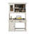 Country-Style Solid Wood Desk, Bookshelf, and Cabinet Combination-110870418