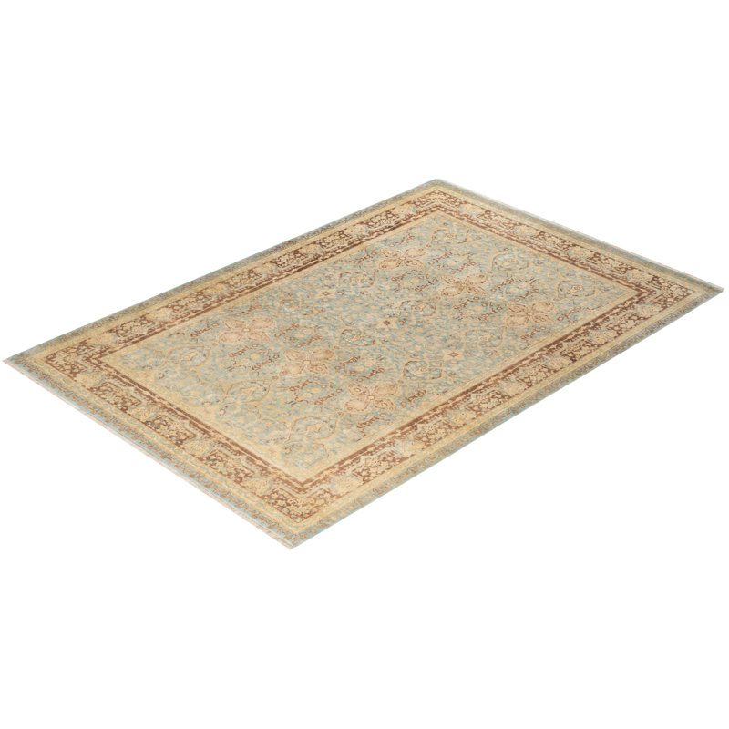 Classic One-of-a-Kind 6' 1" X 9' 1" Hand Knotted Area Rug