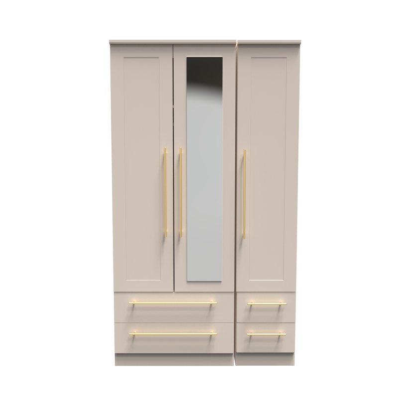 Behrad Manufactured Wood Wardrobe, Kashmir Matt
