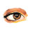«Litzi Brown Eye On Canvas» par Lillasam, impression