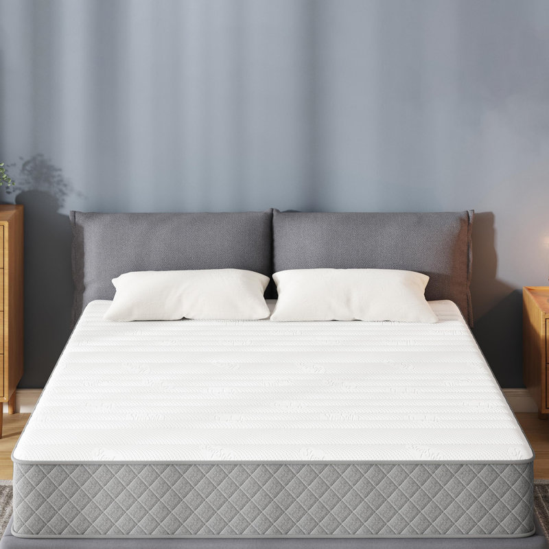 Matelas double matelas, matelas hybride ferme en mousse à mémoire de forme de 10 pouces avec matelas double hybride dans une boîte