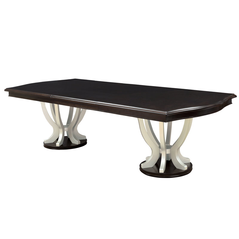 Ensemble de salle à manger extensible Crestwood, Brun, 9 pièces : table, 8 chaises