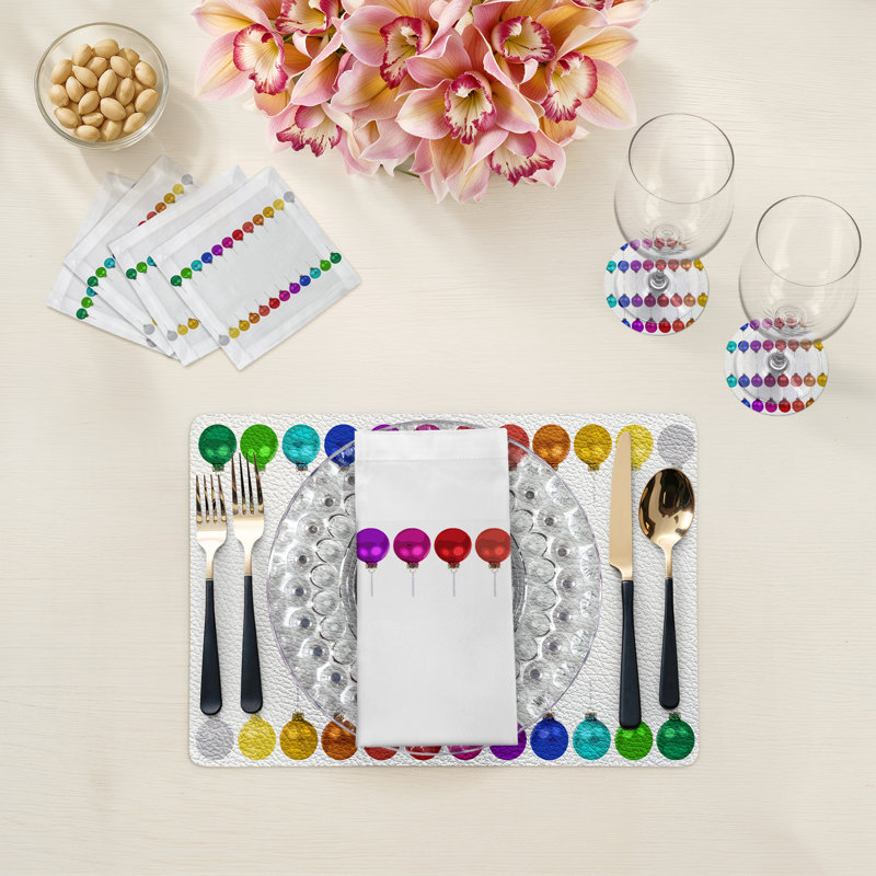 Merry Everything No Writing I Cotton Sateen Dinner Napkins