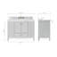 Ensemble de meuble-lavabo simple Cambridge-110870683-134281922-134281927