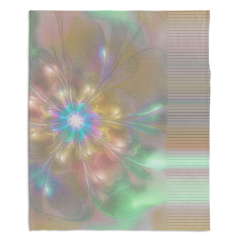 Hand Woven Throw Blanket, 68" W x 80" L