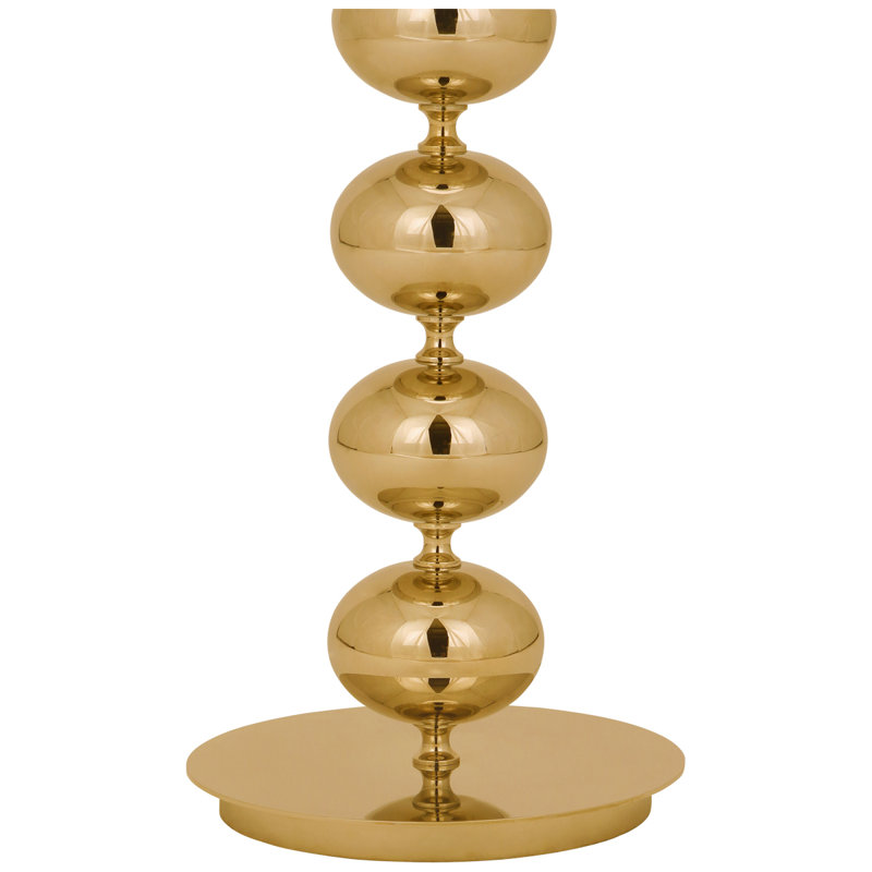 Hollywood 63.5'' Traditional Floor Lamp, Polished Brass