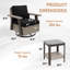 Ensemble de chaises de patio 3 pièces pivotantes en osier avec table d'appoint-120465758