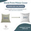 Coussin décoratif en coton imprimé à la main Fab divine - BHEESMA-101751373-101751376