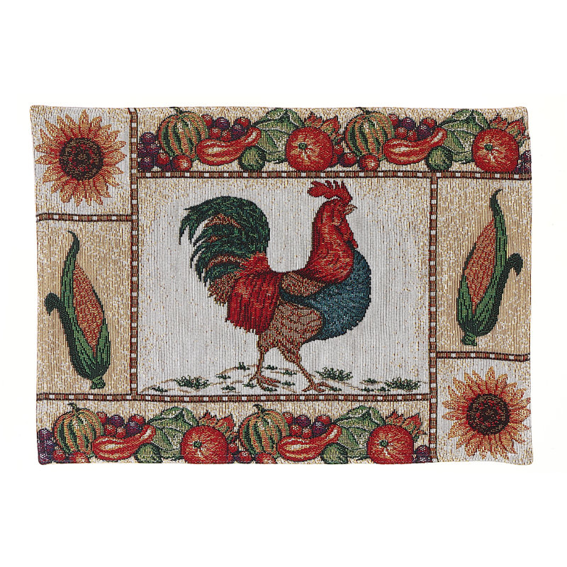 Napperon Tapisserie (saison des récoltes) (13 x 18) - ensemble de 12