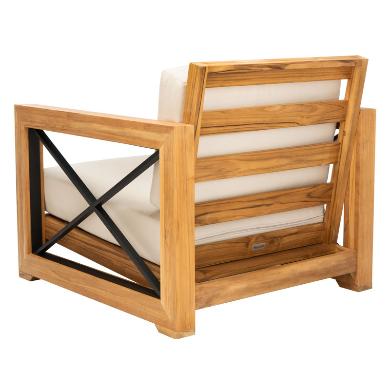 Zariah Outdoor Teak Lounge Chair