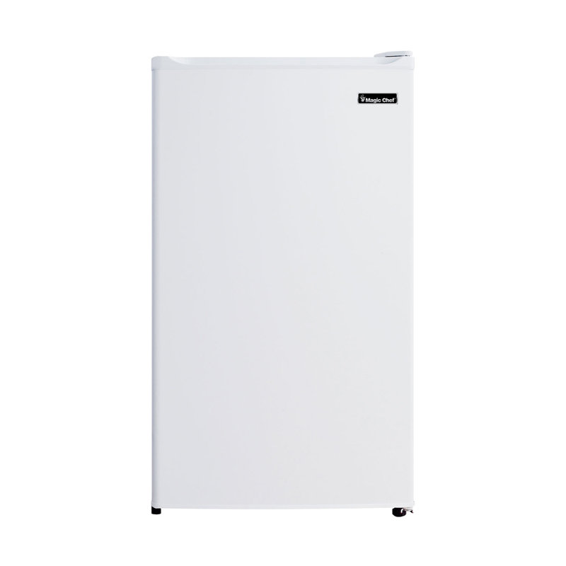 Magic Chef MCBR350S2 3.5 Cubic Foot Compact Mini Fridge with Freezer, White