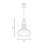 Keiya 1-Light Pendant in Brass-952584352